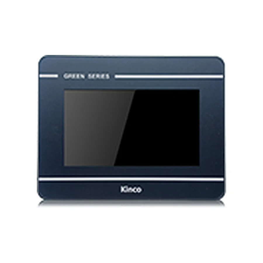 Kinco GL043 4.3-inch HMI panel, representative front appearance, dark bezel with silver horizontal trim