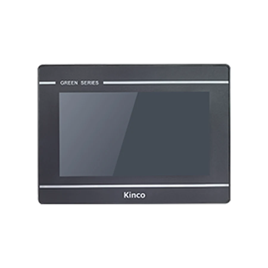 Kinco GL2070HE 7-inch HMI panel, representative front appearance, dark bezel with silver horizontal trim